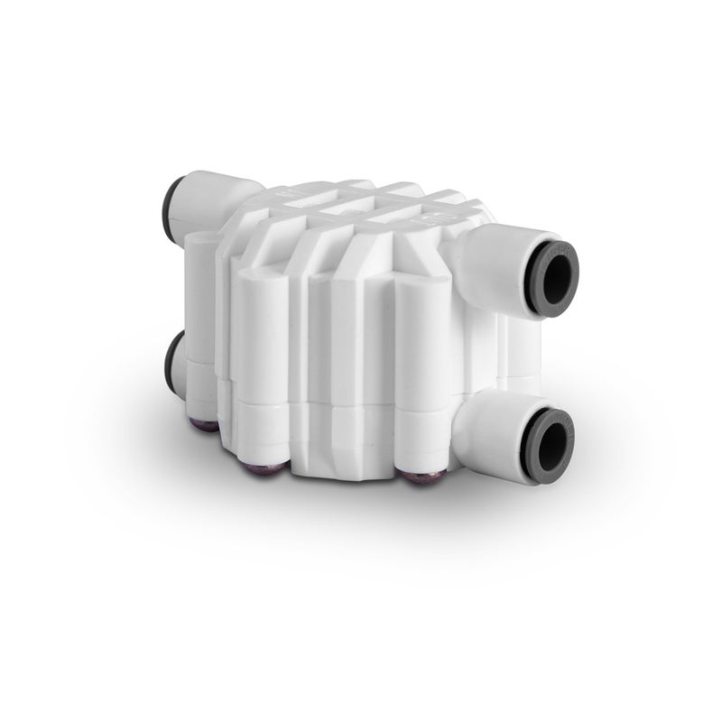 Ronaqua Automatic Shut off Valve Quick Connect 1/4"" Inch Fittings for Water Filters/Reverse Osmosis RO Systems by Ronaqua - Image 1